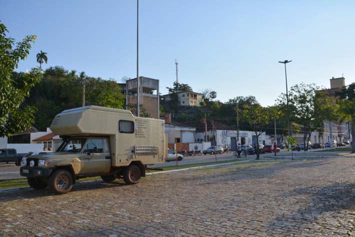 Parkplatz des Convention Center, Corumba/Brasilien