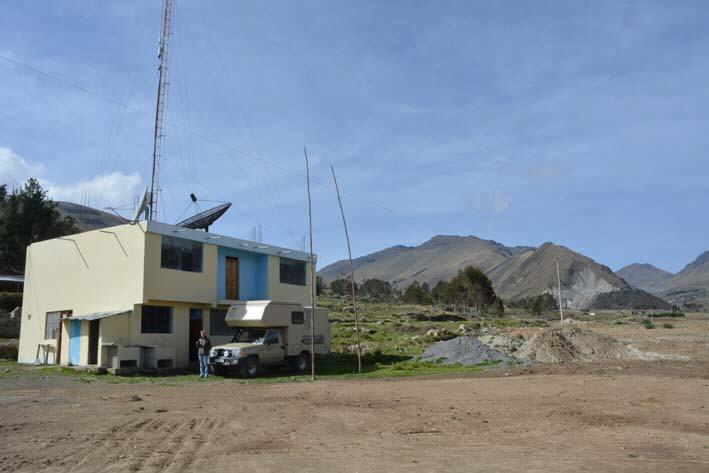 Mobilfunkstation bei Kishuara Baja/Peru