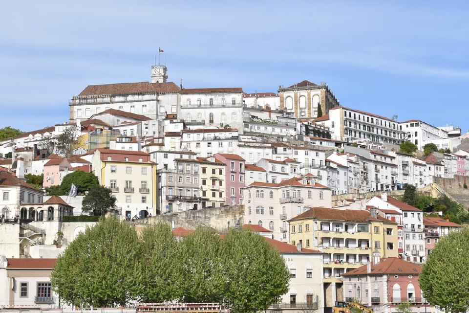 Blick auf die Altstadt von Coimbra