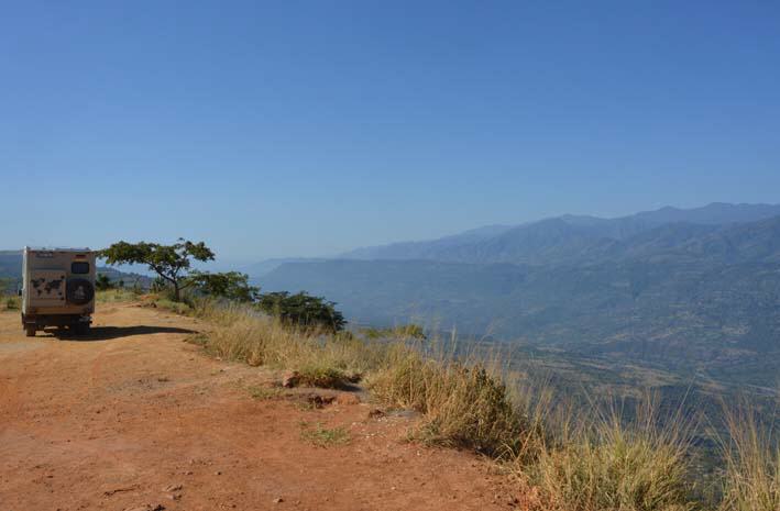 Plateau am Canyonrand, Barichara/Kolumbien