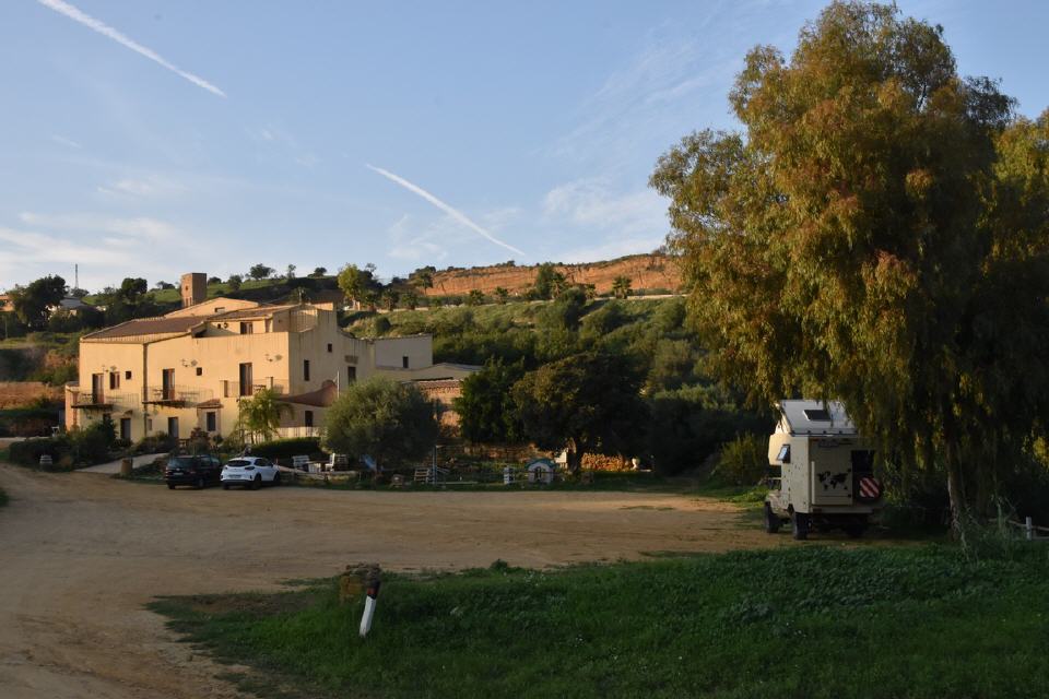 Übernachtung in einem nahen "Agriturismo" 