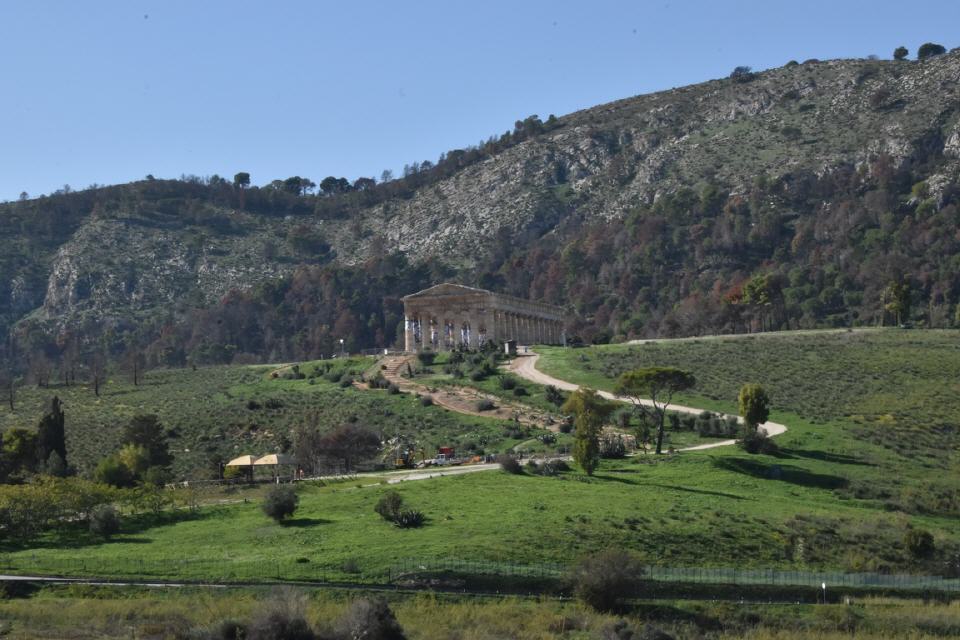 Tempel von Segesta in toller Lage.