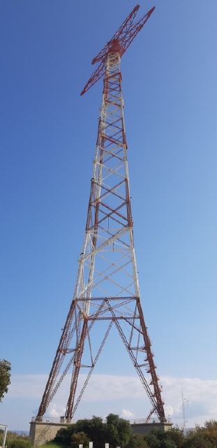 ... doch das "Wahrzeichen" der Nordspitze ist ein ausgedienter Strommast.