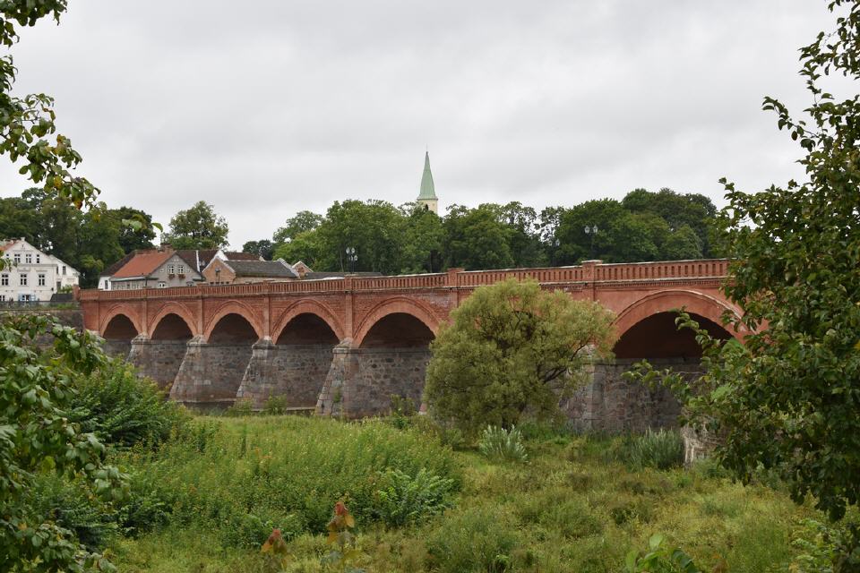 Historische Brücke in Kuldiga